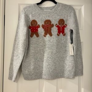NWT Cupcakes and Cashmere Gingerbread Sweater